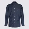 Etro Shirt Long Sleeves Pointed Collar Regular Fit In Blue
