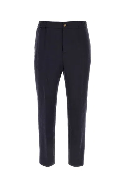 Etro Blue Linen Pant In B0665