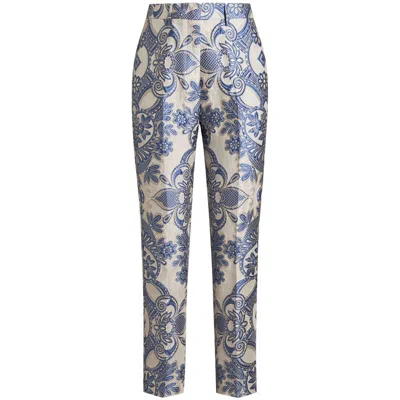 Etro Blue Neutral Pants
