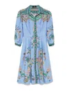 Etro Paisley-jacquard Knee-length Shirt Dress In Multi