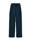 Etro Blue Regular Flat Front Pant In White