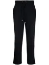 Etro Drawstring-waist Wool Trousers In Blue