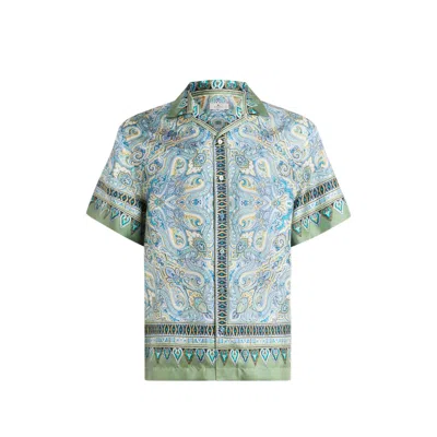 Etro Shirts Bright In Green