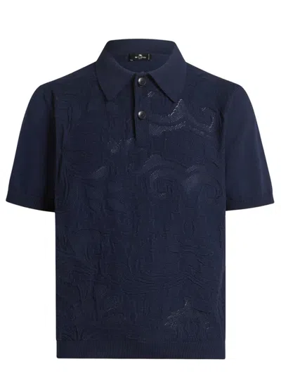 Etro Polo - Azul In Blue