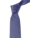 Etro Blue Silk Tie In Blue