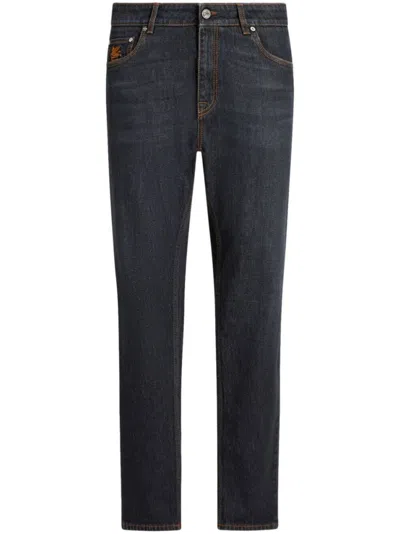 Etro , Five-pocket Jeans, Black, Size 36