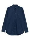 Etro Relaxed Button-down Collar Long Sleeve Shirt In Blue