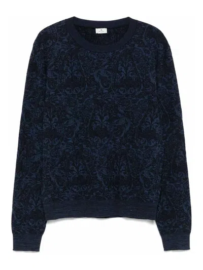 ETRO BLUE SWEATER