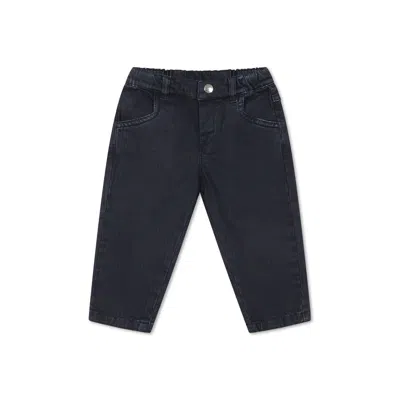 Etro Babies' Blue Trousers For Boy With Pegaso And Logo