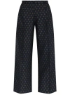 Etro Blue Wool Blend Trousers In Blue