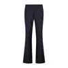 ETRO BLUE WOOL BOOTCUT TROUSERS