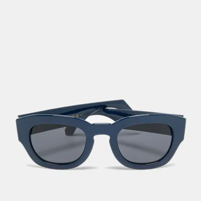 Pre-owned Etro Blue/black 0079/s Frame Sunglasses