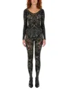 Etro Paisley Tattoo Bodysuit In Black