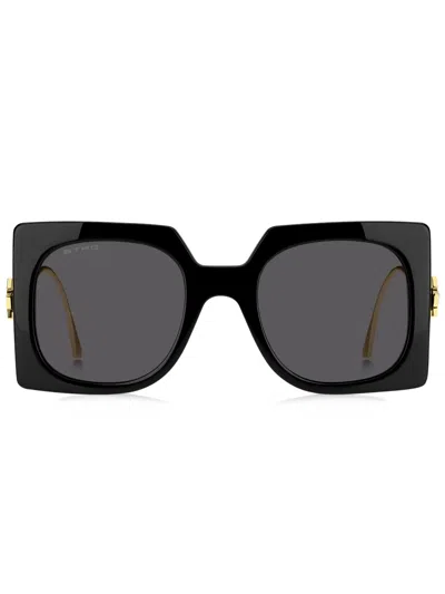 Etro Bold Pegaso Square-frame Sunglasses In Black