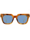 Etro Bold Pegaso Square-frame Sunglasses In Brown