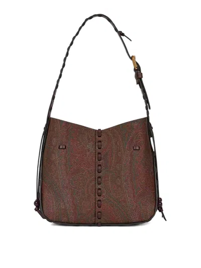 Etro Vulcano Crossbody Bag In Multicolor