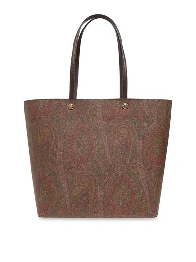 Etro Bag In Brown/ Red