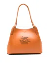 Etro Shopping Libra S Shoulder Bag In Orange