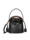 Etro Versatile Lambskin Bucket Bag In Negro