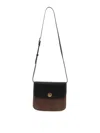 Etro Essential Canvas And Leather Small Bag In Black