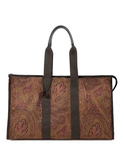 Etro Bolsas De Viaje - Marrón