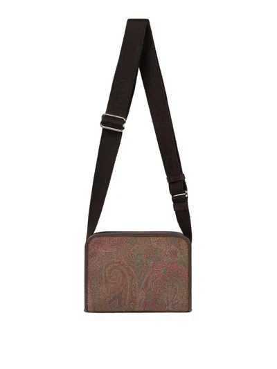Etro Arnica Small Messenger Bag In Brown