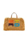 ETRO RAFFIA TOTE BAG