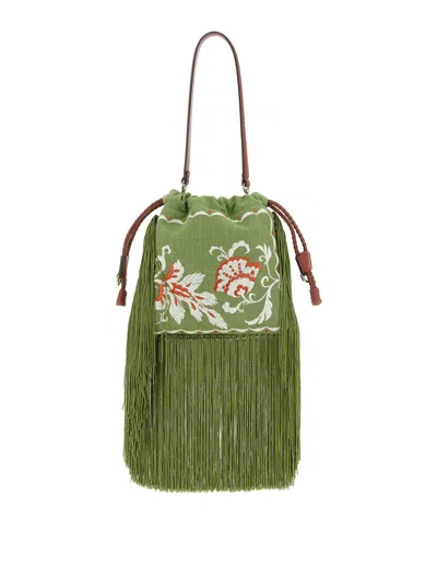 Etro Small Handbag In Green