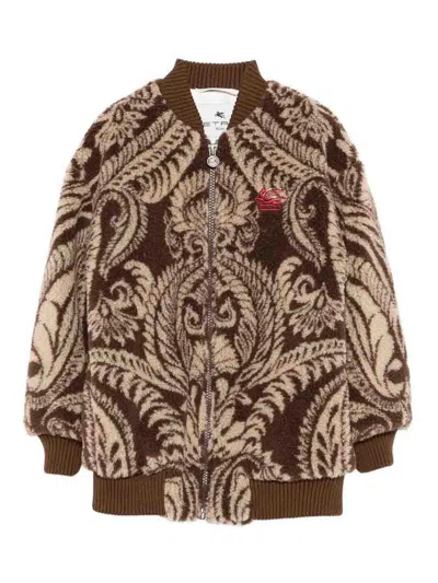 ETRO BOMBER JACKET WITH PAISLEY PRINT
