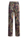 Etro Bootcut Trousers In Multi