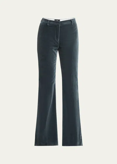 ETRO BOOTCUT VELVET TROUSERS
