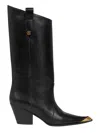 Etro Pointed Toe Mid Block Heel Boots
