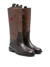 Etro Boots With Inserts In Multi