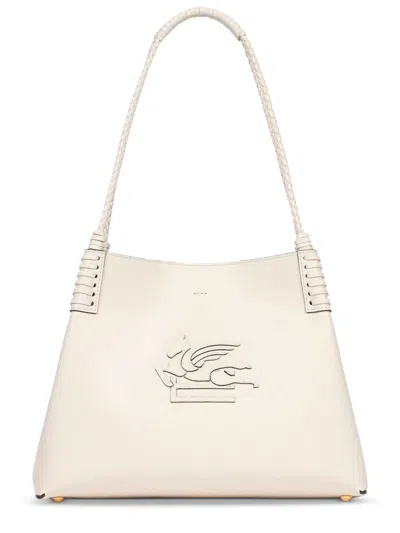 Etro Borsa Shopping Libra Media In White