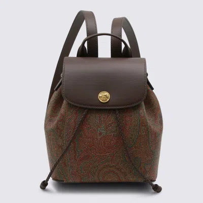 ETRO ETRO BROWN BACKPACK