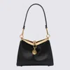 ETRO ETRO BLACK LEATHER VELA TOP HANDLE BAG