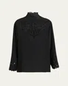 Etro Crepe De Chine Blouse In Black