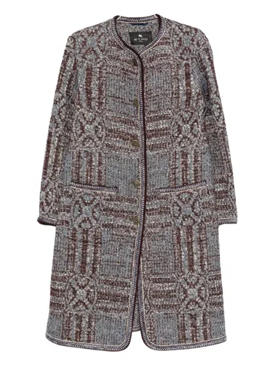 ETRO BOUCLÉ JACQUARD COAT