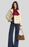 Etro Bouclé Wool-blend Jacket In Off-white