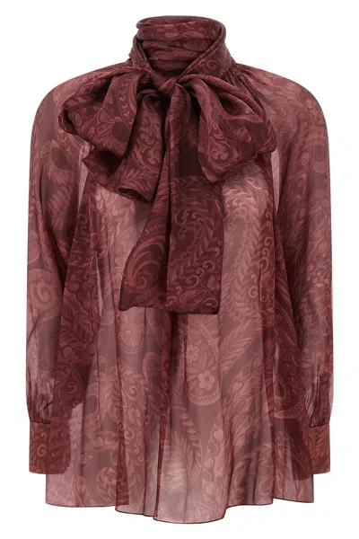 ETRO BOW BLOUSE