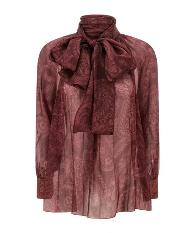 ETRO BOW BLOUSE