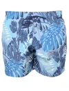 Etro Boxer Swimsuit With Maxi Floral Print