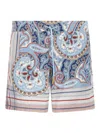 Etro Paisley Print Drawstring Waist Swimsuit