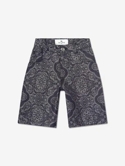 ETRO ETRO BOYS JACQUARD SHORTS
