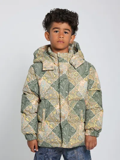 ETRO ETRO BOYS PAISLEY PUFFER JACKET