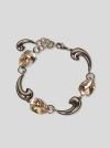 Etro , Bracelet With Mini Paisleys And Crystals, Woman In Brown