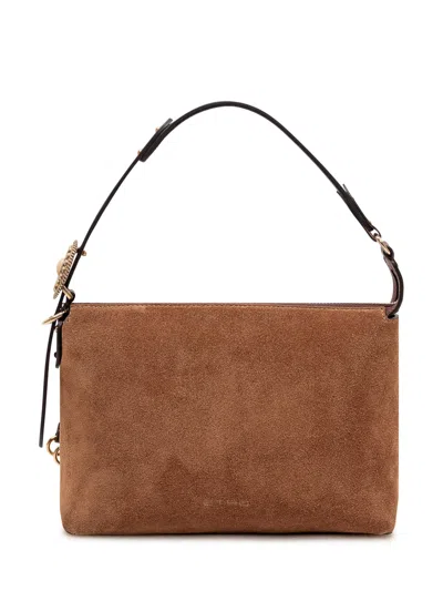 Etro Brass-tone Hardware Shoulder Bag In Bruciato