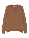 Etro Brown Cotton Sweater In Brown