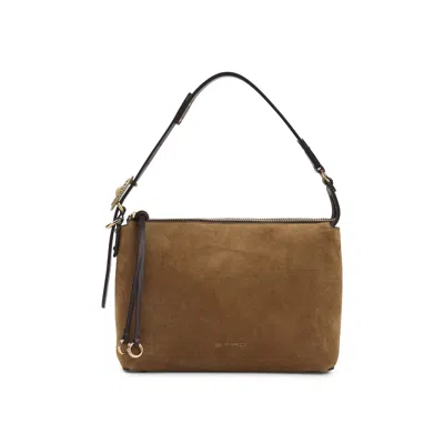 Etro Brown Hobo Suede Shoulder Bag