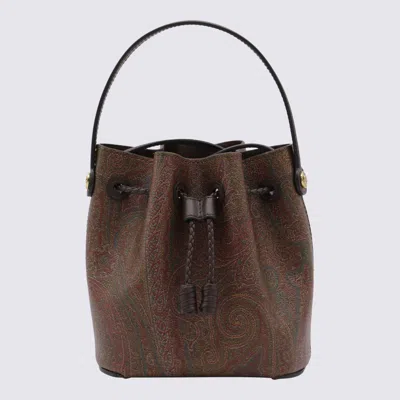 Etro Brown Leather Satchel